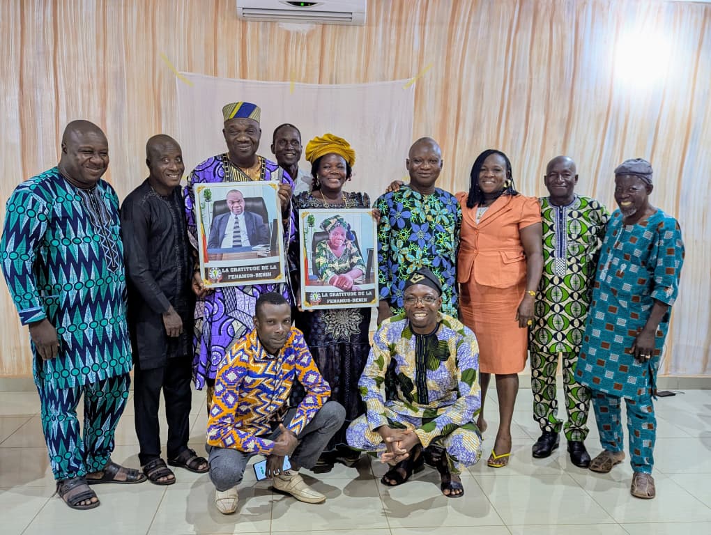 Les dirigeants de FENAMUS-BENIN